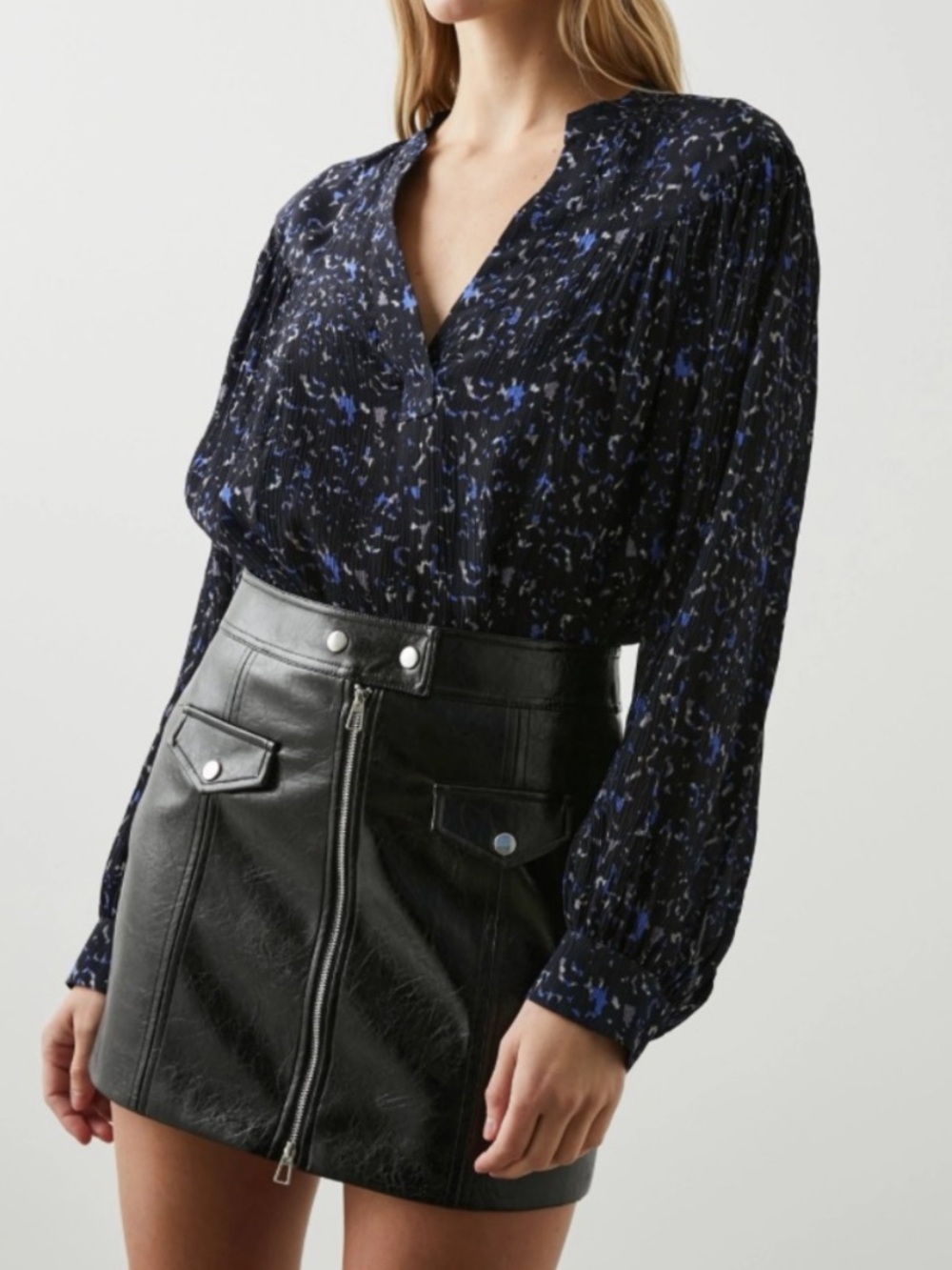 RAILS Fable Top In Cobalt Static Blue Medium
